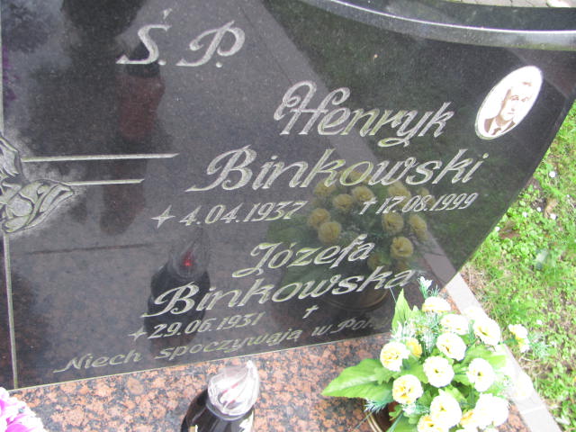 Henryk Binkowski 1937 Wałbrzych - Grobonet - Wyszukiwarka osób pochowanych