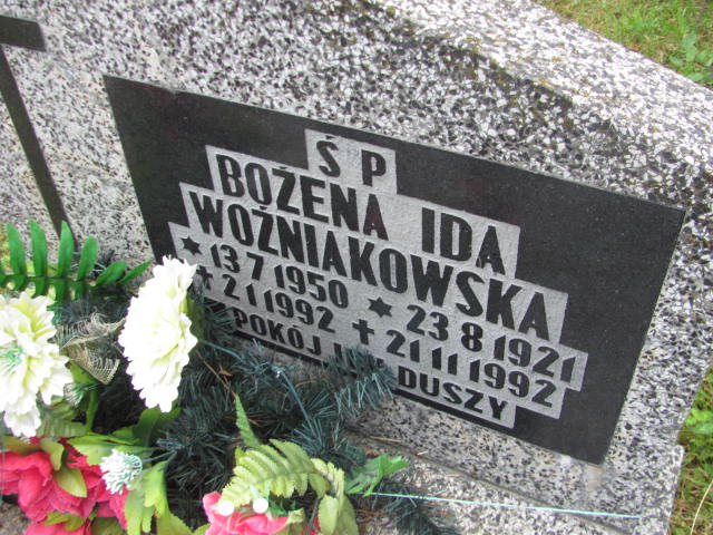 Ida Woźniakowska 1921 Wałbrzych - Grobonet - Wyszukiwarka osób pochowanych