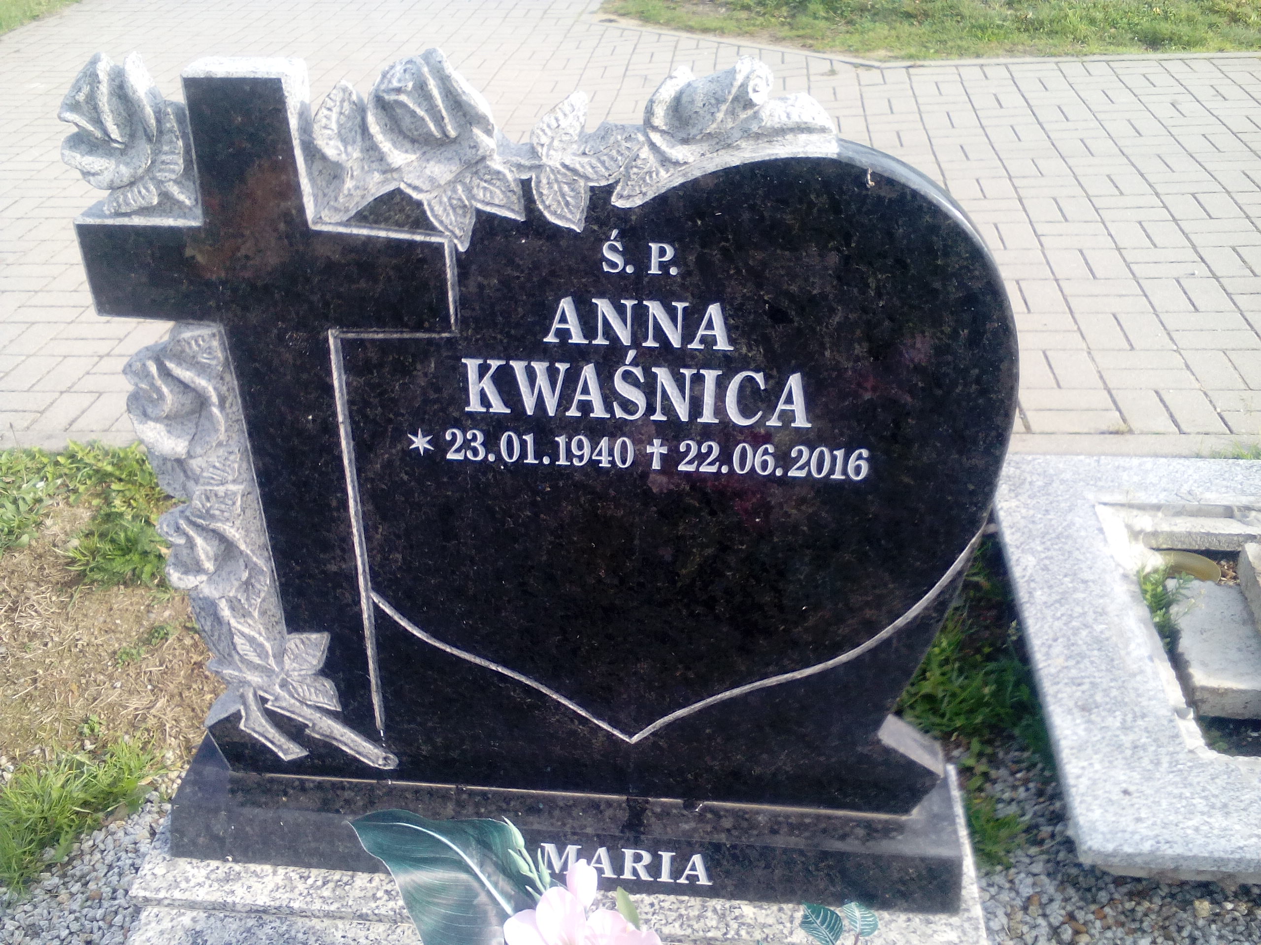 Anna Kwaśnica 1940 Wałbrzych - Grobonet - Wyszukiwarka osób pochowanych