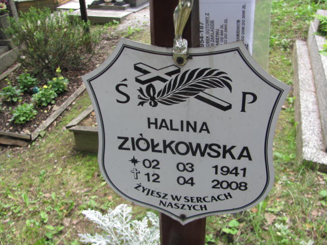 Halina Ziółkowska 1941 Wałbrzych - Grobonet - Wyszukiwarka osób pochowanych