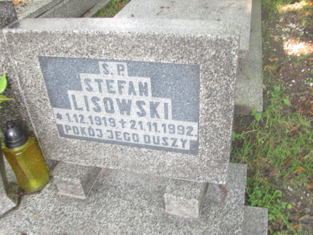 Stefan Lisowski 1919 Wałbrzych - Grobonet - Wyszukiwarka osób pochowanych