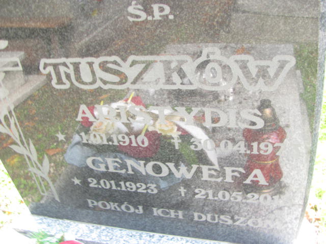 Genowefa Tuszków 1923 Wałbrzych - Grobonet - Wyszukiwarka osób pochowanych
