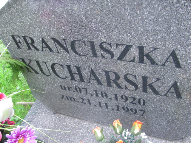 Franciszka Kucharska 1920 Wałbrzych - Grobonet - Wyszukiwarka osób pochowanych