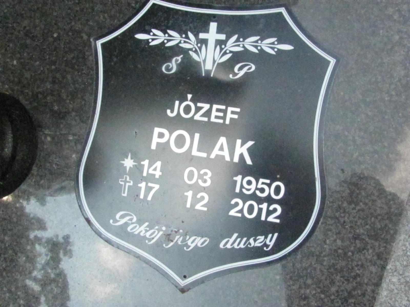 Józef Polak 1950 Wałbrzych - Grobonet - Wyszukiwarka osób pochowanych
