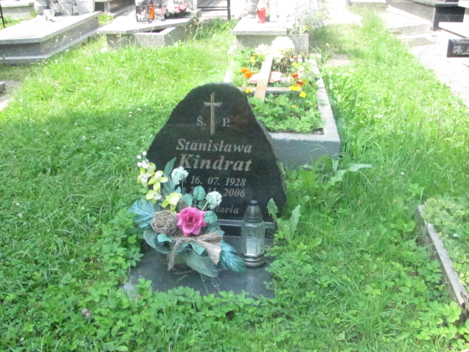 Grób Stanisława Kindrat