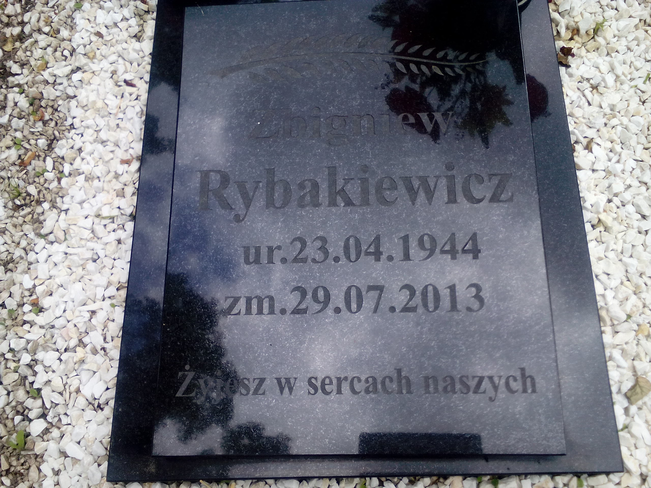 Zbigniew Rybakiewicz 1944 Wałbrzych - Grobonet - Wyszukiwarka osób pochowanych