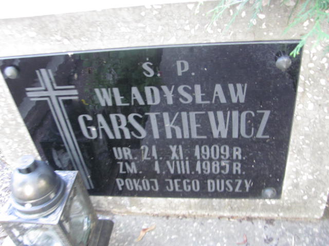 Władysław Garstkiewicz 1909 Wałbrzych - Grobonet - Wyszukiwarka osób pochowanych