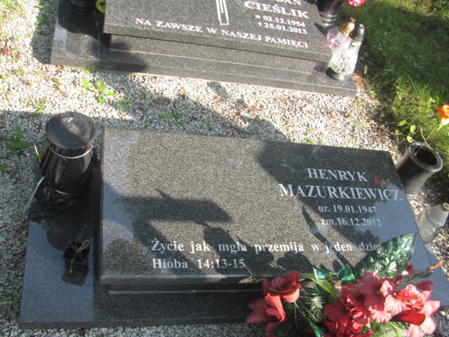 Grób Henryk Mazurkiewicz