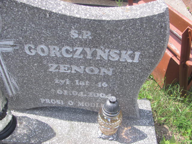 Zenon Gorczyński 1958 Wałbrzych - Grobonet - Wyszukiwarka osób pochowanych