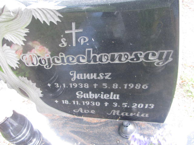 Gabriela Wojciechowska 1930 Wałbrzych - Grobonet - Wyszukiwarka osób pochowanych