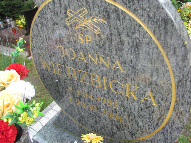 Joanna Wierzbicka 1982 Wałbrzych - Grobonet - Wyszukiwarka osób pochowanych