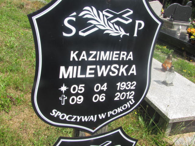 Kazimiera Milewska 1932 Wałbrzych - Grobonet - Wyszukiwarka osób pochowanych
