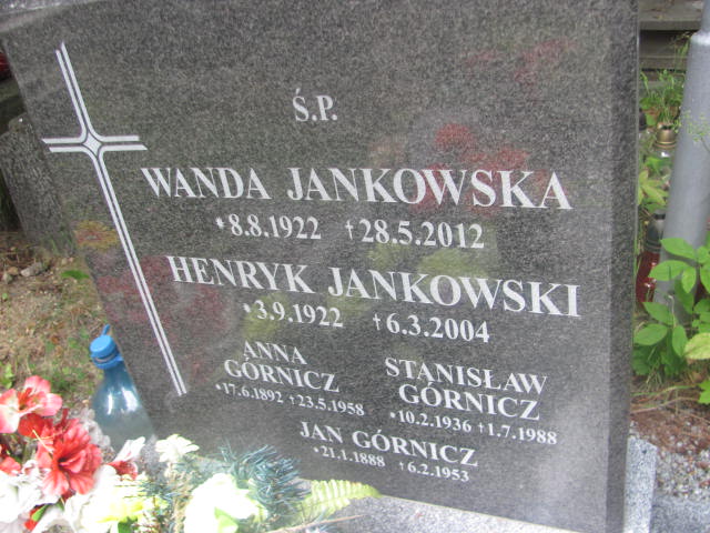 Wanda Jankowska 1922 Wałbrzych - Grobonet - Wyszukiwarka osób pochowanych