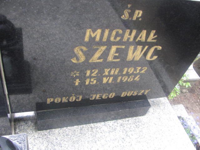 Michał Szewc 1932 Wałbrzych - Grobonet - Wyszukiwarka osób pochowanych