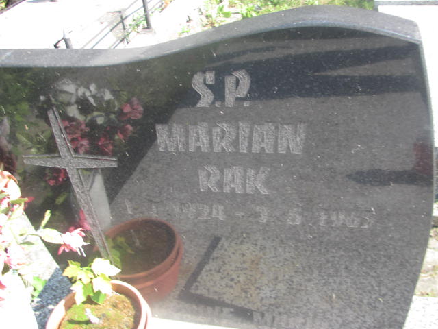 Marian Rak 1924 Wałbrzych - Grobonet - Wyszukiwarka osób pochowanych